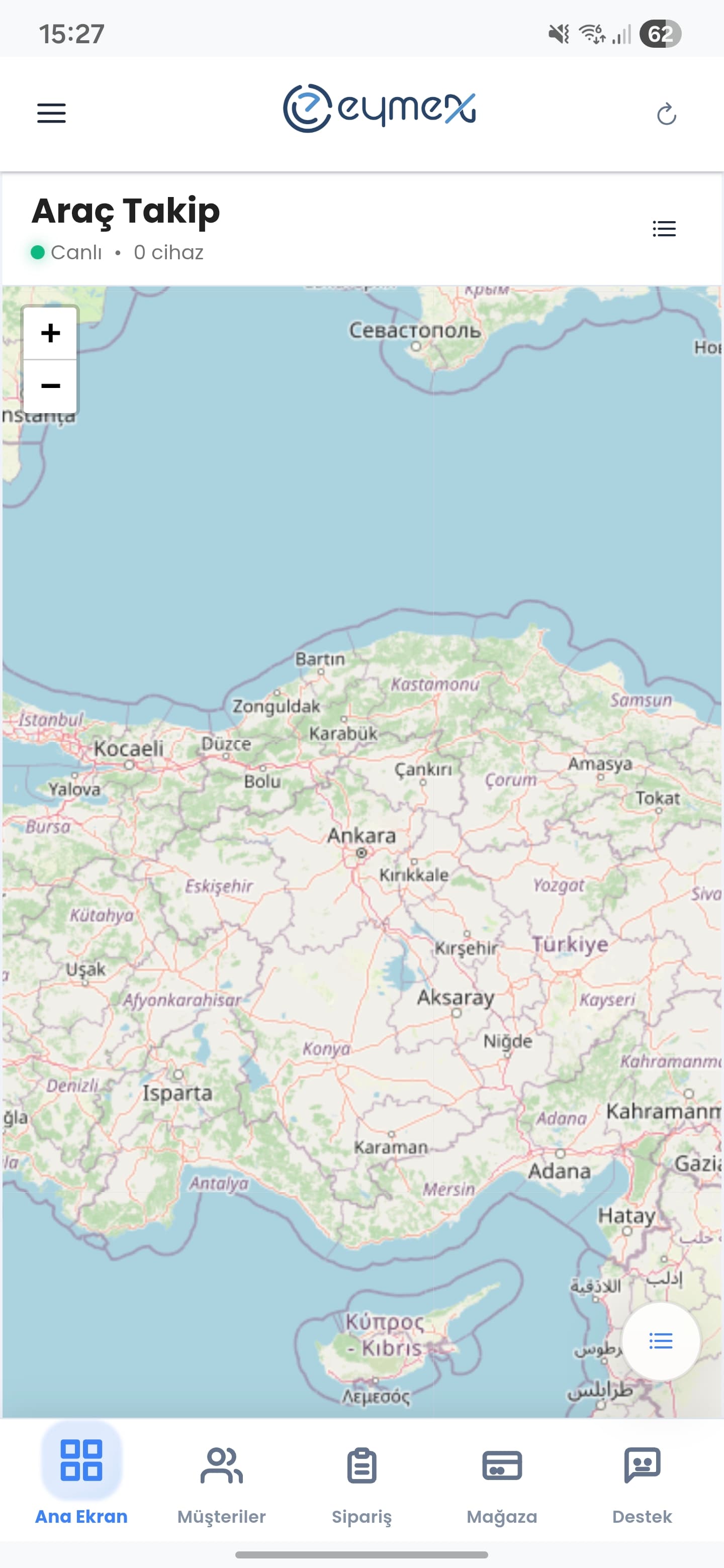 Eymex Araç Takip - Gerçek zamanlı araç konumu takibi