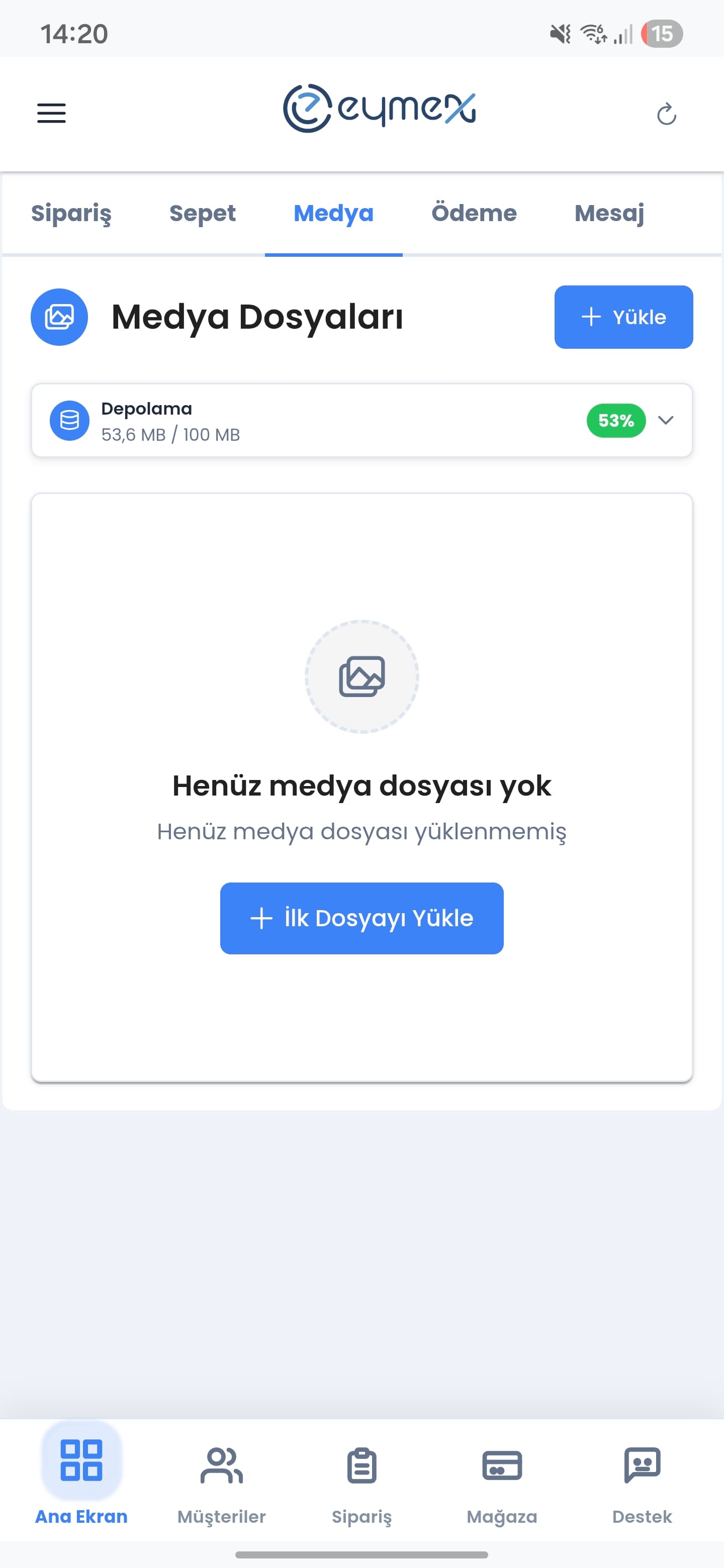 Eymex Medya Dosyaları - Sipariş bazlı fotoğraf ve video yönetimi